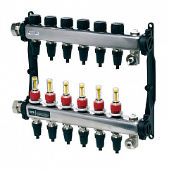 Коллектор TECE TECEfloor для поверхностного отопления 1 х 16 push-fit, 10 контуров