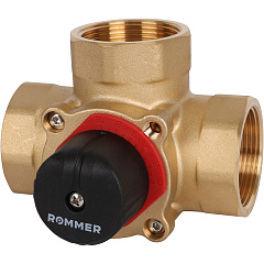 Клапан смесительный Rommer 3-х ходовой 1 1/2 дюйма KVs 25