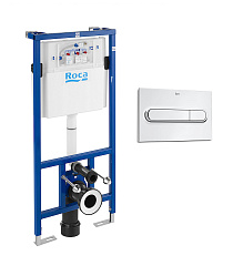 Инсталляция Roca DUPLO WC для унитазов смывная клавиша 890090020+890095001