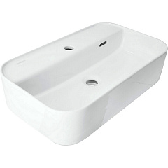 Раковина накладная Sanita Luxe Infinity Shelf белая