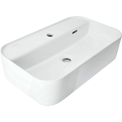 Раковина накладная Sanita Luxe Infinity Shelf белая