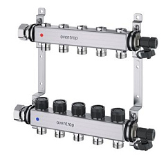 Распределительная гребёнка Oventrop Multidis SF (2020), PN 10, 8 х G 3/4 с рег. вент. вставками