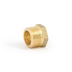 Футорка UNI-FITT 1 1/2 х 1 внутренняя-наружная резьба, латунь