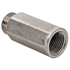 Удлинитель VALTEC 1/2 х 25 мм внутренняя-наружная резьба, никелированная латунь