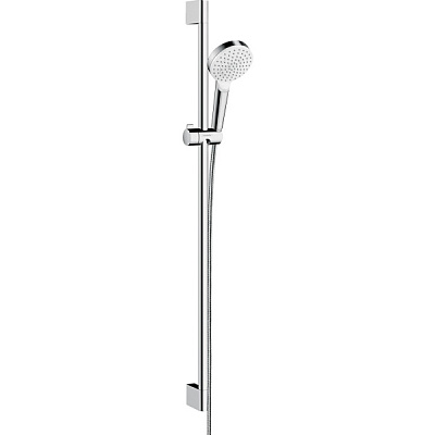 Душевой гарнитур Hansgrohe Crometta, 90 см, белый/хром
