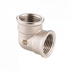 Угольник MVI 90 градусов, резьба ВР 1 1/4, DN32, латунь