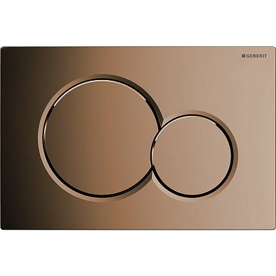 Кнопка смыва Geberit Sigma 01 двойной смыв, латунь 115.770.DT.5