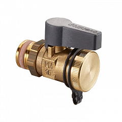 Кран шаровой Oventrop Optiflex KFE, DN 10 PN 16, с колпачком