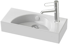Раковина накладная Jacob Delafon Odeon RG 50х22 см (отверстие справа) белая