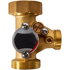 Клапан смесительный Rommer 3-ходовой для привода для группы RDG-1003, левый