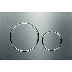Кнопка смыва Geberit Sigma 20, двойной смыв, сталь 115.882.SN.1