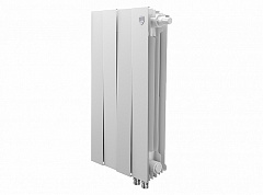 Биметаллический секционный радиатор отопления Royal Thermo Pianoforte Bianco Traffico 500 / 4 секции нижнее правое подключение