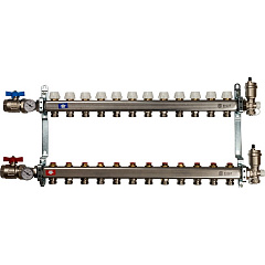 Коллектор Stout из нержавеющей стали в сборе без расходомеров 1/3/4x12, SMS 0912 000012