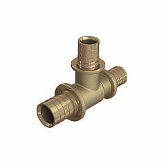 Тройник Elsen 25—20—16, латунь, наружная резьба