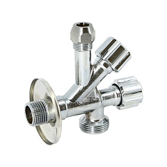 Вентиль UNI-FITT комбинированный Н-обж-Н 1/2 х 10 мм (3/8) х 3/4 универсальный