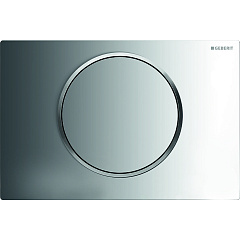 Кнопка смыва Geberit Sigma 10 одинарный смыв, хром глянц./хром мат. 115.758.KH.5