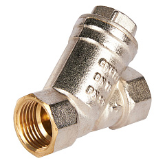 Фильтр грубой очистки Rommer 1/2 дюйма PN20 косой 500 мкр.