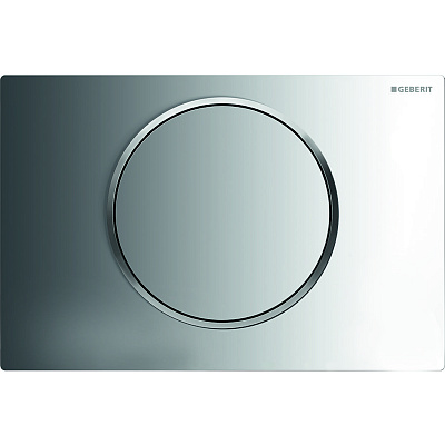 Кнопка смыва Geberit Sigma 10 одинарный смыв, хром глянц./хром мат. 115.758.KH.5