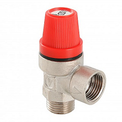 Клапан предохранительный VALTEC с фиксированой настройкой 3 бара, 1/2 вн.-нар.