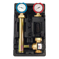 Насосная группа Rommer с термостатическим смесительным клапаном (35-60 градусов) 1 без насоса