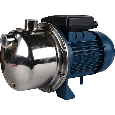 Поверхностный насос Stout самовсасывающий, корпус-нерж.сталь,раб.колесо-норил, Q-40л/мин, H-60,5м