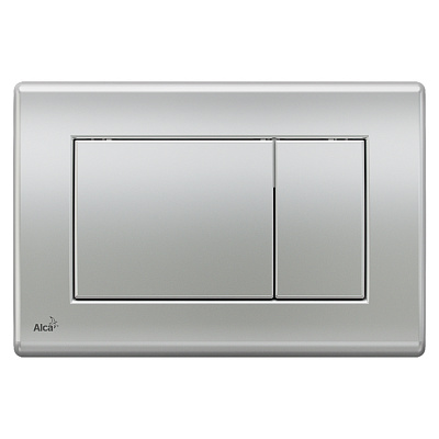 Кнопка смыва, пластик, матовый xром Alcaplast M272