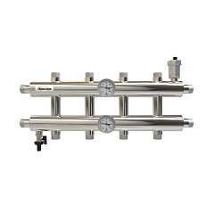 Распределительный коллектор ПроксиТерм GK 25-5 (без гидрострелки) 60 кВт, 5 контуров