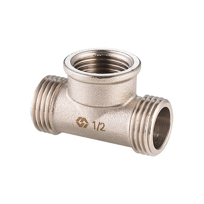 Тройник MVI резьбовой НВН 1/2, DN15, латунь