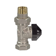 Клапан терморегулирующий Ридан TR-N DN15 для двухтрубной системы, М30х1,5, PN10, прямой, никелированный (013G7014R)