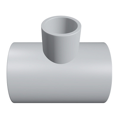 Тройник Thermaflex редукционный для раструбной сварки PB-T32/20/32