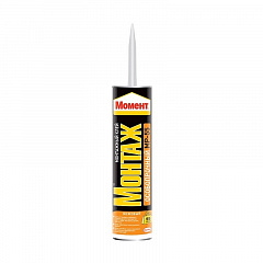 Монтажный клей Момент Монтаж Особопрочный МР-55 картридж (423г) 1626847