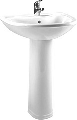 Раковина Оскольская керамика Престиж подвесная с пьедесталом белая