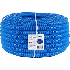 Труба гофрированная ПНД Stout цвет синий, наружным диаметром 28 мм для труб диаметром 20 мм