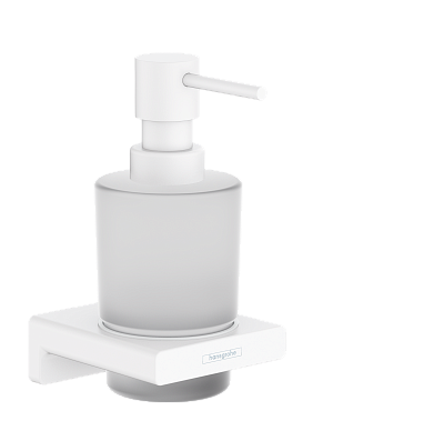 Дозатор для жидкого мыла Hansgrohe AddStoris матовый белый 41745700