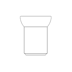 Стакан NICOLAZZI керамический C1488/1