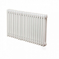 Стальной трубчатый радиатор отопления Zehnder 3037 26 секций, белый (RAL 9016), боковое подключение