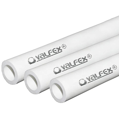 Труба полипропиленовая Valfex SDR 11 PN 10 D140х12,7 мм, 4м БЕЛАЯ