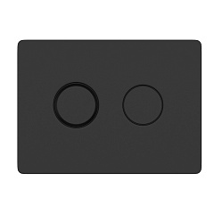 Кнопка смыва Cersanit ACCENTO CIRCLE для AQUA 50 пневматическая пластик черный матовый