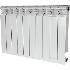 Биметаллический секционный радиатор отопления Stout Vega 500 / 10 секций