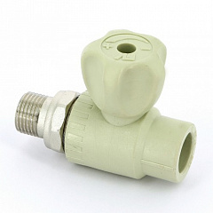 Кран полипропиленовый сварка-Н FV-Plast 25x3/4с разъёмным соединением, A314025000