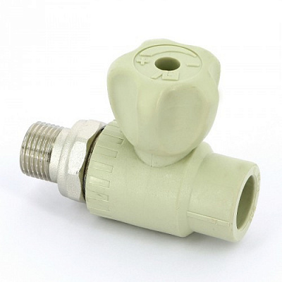 Кран полипропиленовый сварка-Н FV-Plast 25x3/4с разъёмным соединением, A314025000