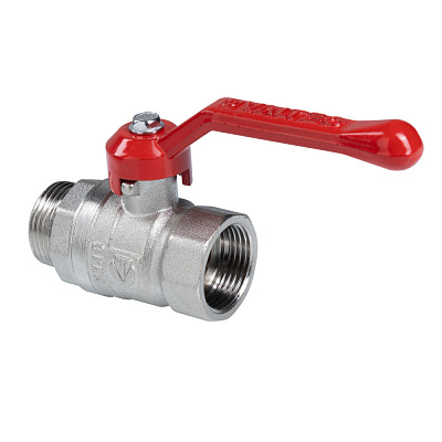 Кран шаровый VALTEC СТАНДАРТ, никель, длинная рукоятка 3/4, вн.-нар. PN40 (ГОСТ)