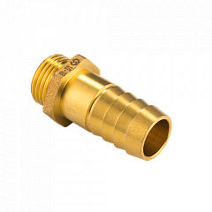 Штуцер MVI для шланга, резьба НР 3/4x25 mm, DN20, латунь