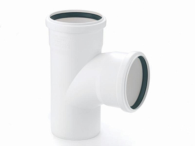 Тройник Rehau 90/90/87 max flow (гидравл. оптимизированный радиус изгиба) (арт. 11233041001)