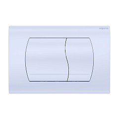 Панель смыва Акватек Белая (клавиши прямоугольные) (021A)