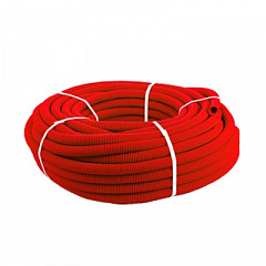 Кожух гофрированный VALTEC для трубы 16 мм (диаметр 25) красный