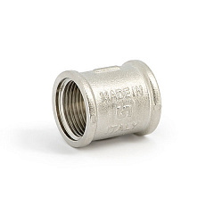 Муфта UNI-FITT 1/2, никелированная латунь, внутренняя