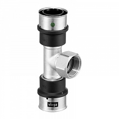 Тройник Viega SmartPress переходной R 1/2 x 16 x 16, модель 6717