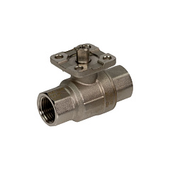 Клапан шаровой Ридан двухходовой (проходной) AMZ-112R (ГОСТ), DN20, PN40, Rp 3/4, Kvs 45 (082G5407R)