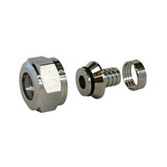 Концовка Royal Thermo разборная для металлополимерной трубы 16x2,7, 3/4 евроконус